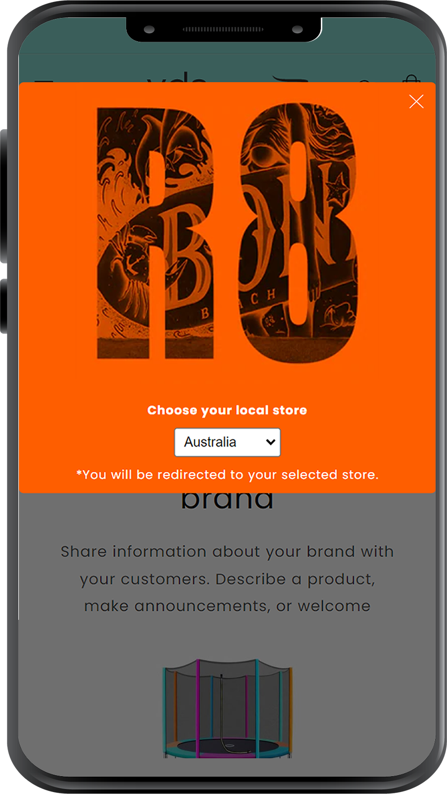Shopify Dawn v13+ - Easy Popup Store Redirector