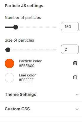Shopify Dawn v13+ - Particle JS Banner