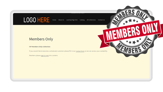 Members Only 2.0 ‑ Shopify