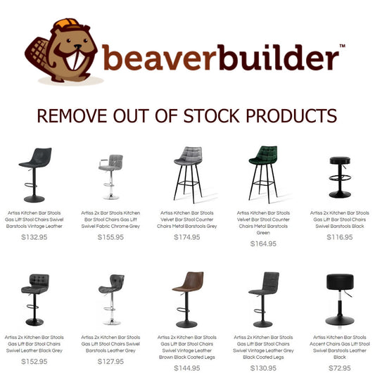 Beaver Builder - Remove Out Of Stock Products from recent + category product module