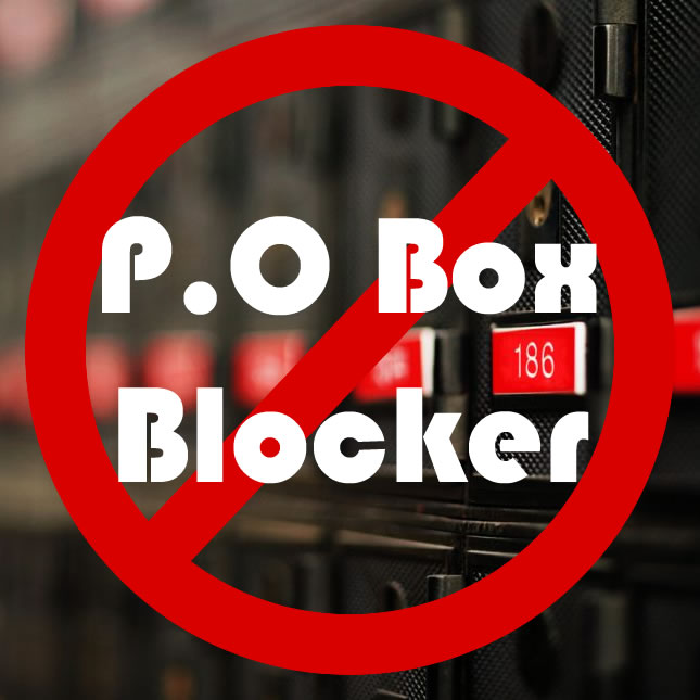 Woocommerce – P.O Box Address Blocker